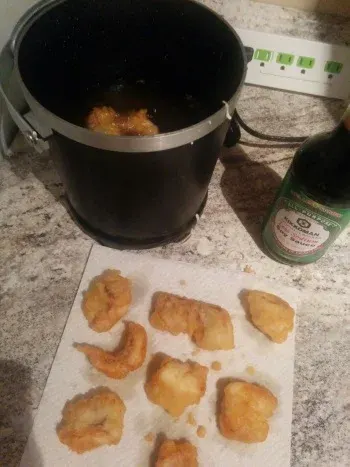 Catfish tempura